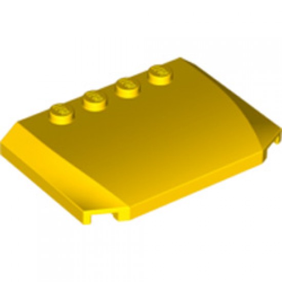 Plate 4x6x2/3 Bright Yellow