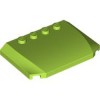 Plate 4x6x2/3 Bright Yellowish Green