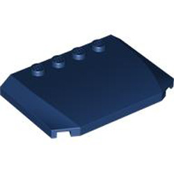 Plate 4x6x2/3 Earth Blue
