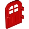 Right Door 4x6 with Bow with 3.2 Shaft Bright Red