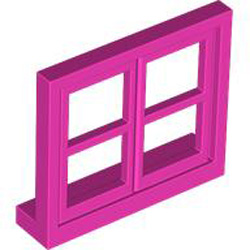 Window 4x3 Number 1 Bright Purple