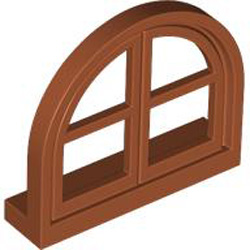 Bow Window 4x3 Number 1 Dark Orange
