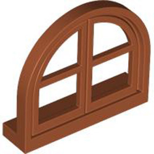 Bow Window 4x3 Number 1 Dark Orange