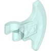 Axe Head with Hole Diameter 3.2 Transparent Light Blue