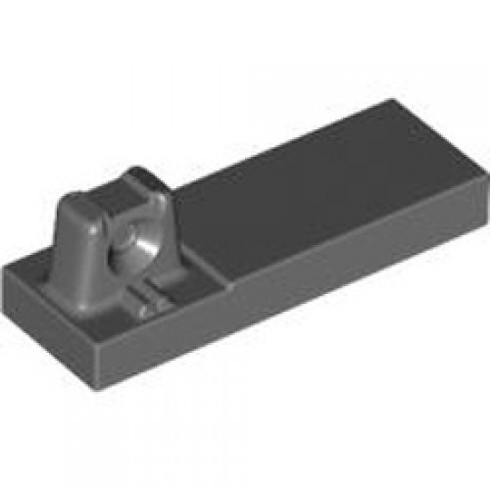 Plate 1x3 with Stub along Up Position Dark Stone Grey