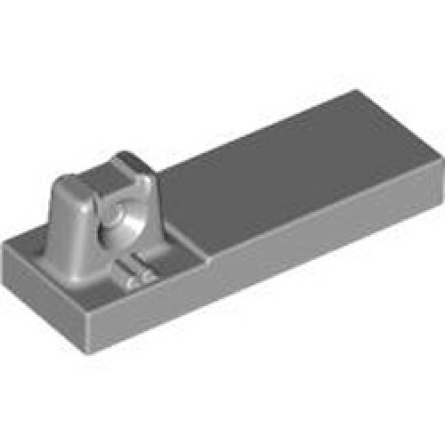Plate 1x3 with Stub along Up Position Medium Stone Grey