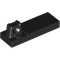 Plate 1x3 with Stub along Up Position Black