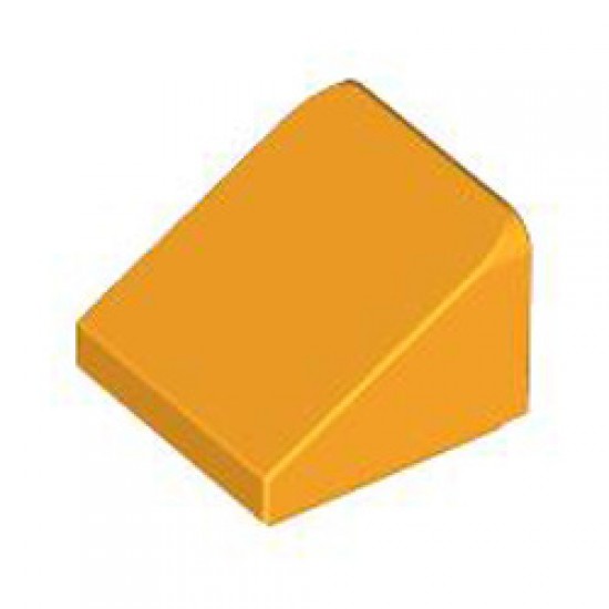 Roof Tile 1x1x2/3 Flame Yellowish Orange
