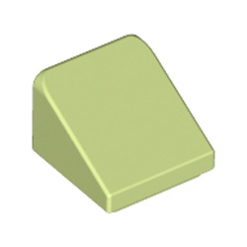 Roof Tile 1x1x2/3 Spring Yellowish Green