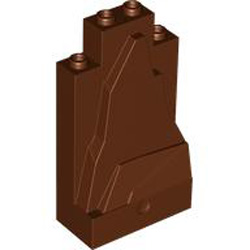 Wall Element 2x4x6 Mountain Reddish Brown