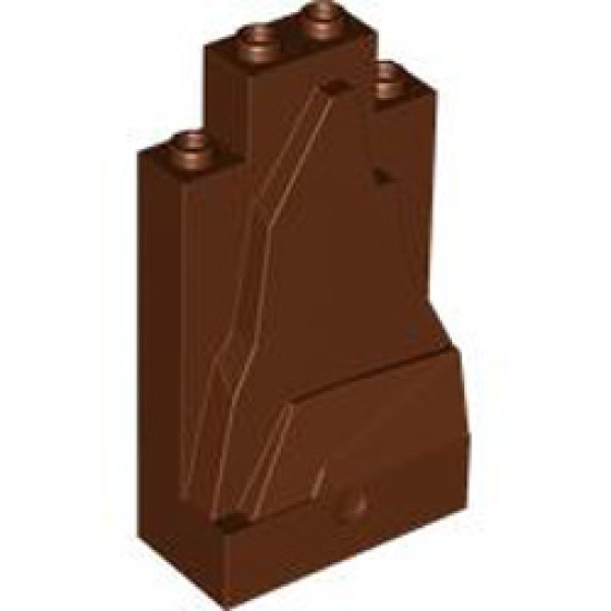 Wall Element 2x4x6 Mountain Reddish Brown