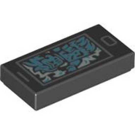 Flat Tile Number 266 Black