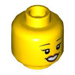 Mini Head Number 2951 Bright Yellow