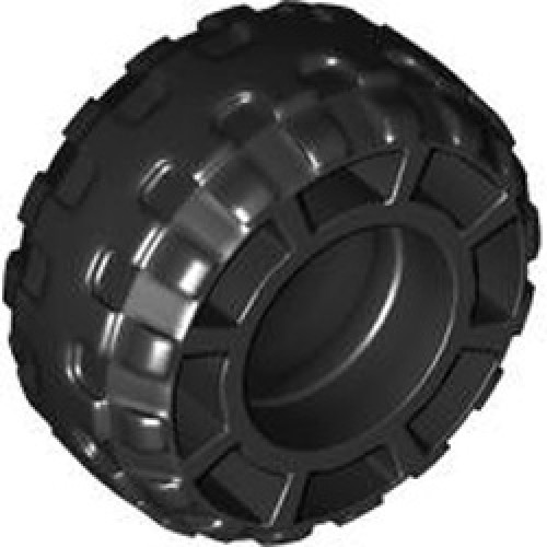 Tyre Balloon Wide Diameter 37x18 Black
