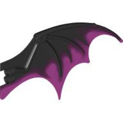 Wing with Holes Diameter 4.84 Black