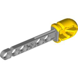 Arrow 8M with Soft Upper Point with Bright Yellow Tip Medium Stone Grey