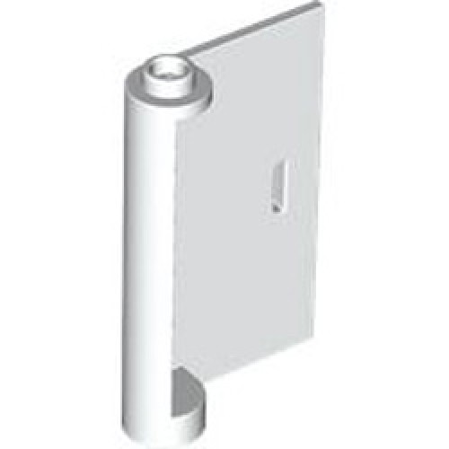 Right Door with Knob Hinge 1x3x4 White