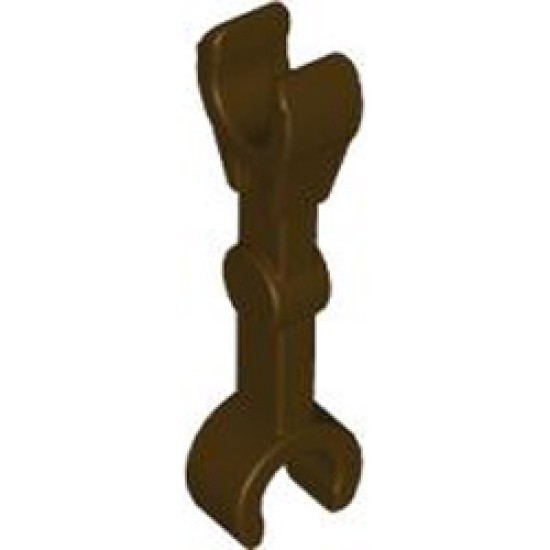 Space Arm Angled Horizontal Dark Brown