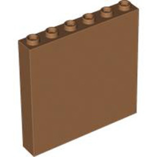 Wall Element 1x6x5, ABS Medium Nougat