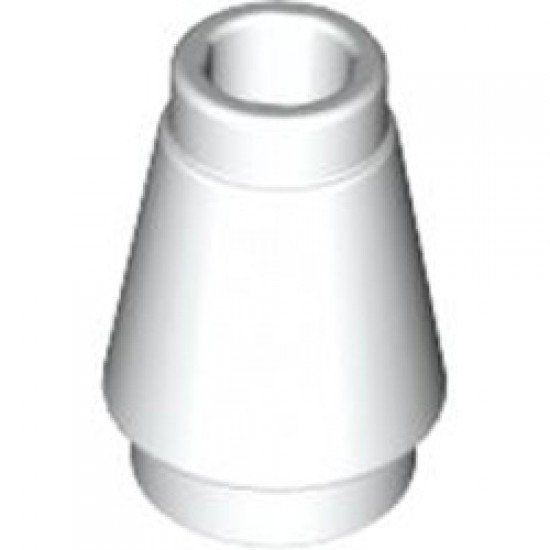 Nose Cone Small 1x1 White