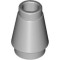 Nose Cone Small 1x1 Medium Stone Grey