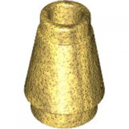 Nose Cone Small 1x1 Warm Gold