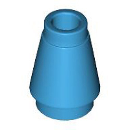 Nose Cone Small 1x1 Dark Azur