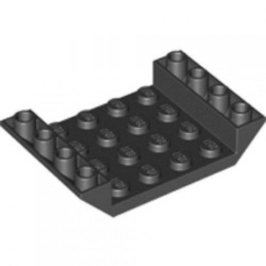 Inverted Roof Tile 4x6 with 3 Holes Black