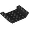 Inverted Roof Tile 4x6 with 3 Holes Black