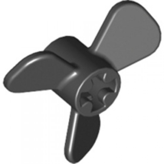 Propeller with 3 Blades Diameter 26.6 Black