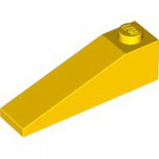 Roof Tile 1x4x1 Bright Yellow