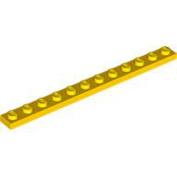 Plate 1x12 Bright Yellow