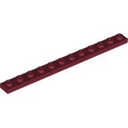 Plate 1x12 Dark Red Plate 1x12 Dark Red