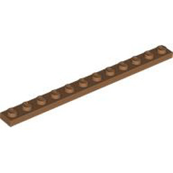 Plate 1x12 Medium Nougat Plate 1x12 Medium Nougat