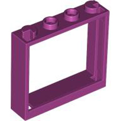 Frame 1x4x3 Bright Reddish Violet