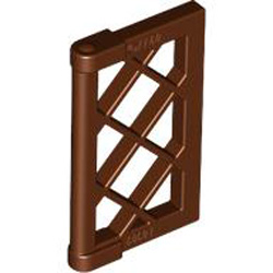 Lattic 1/2 For Frame 1x4x3 Reddish Brown