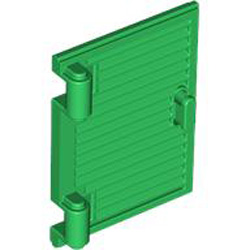 Shutter 1x2x3 with Shaft Diameter 3.2 Dark Green
