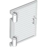 Shutter 1x2x3 with Shaft Diameter 3.2 White