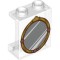 Wall Element 1x2x2 Number 8 Transparent