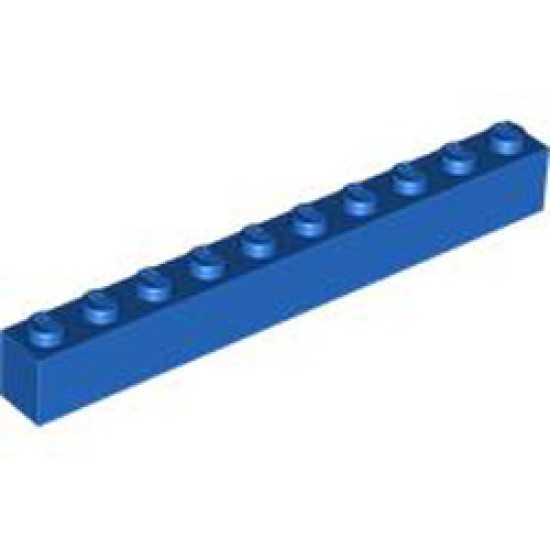 Brick 1x10 Bright Blue