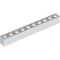 Brick 1x10 White