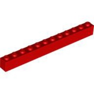 Brick 1x12 Bright Red