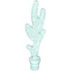Dragon's Fire Transparent Light Blue with Glitter