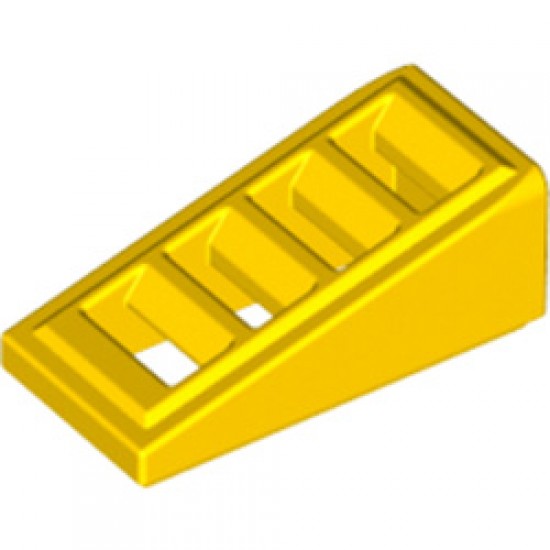 Roof Tile with Lattice 1x2x2/3 Bright Yellow