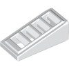 Roof Tile with Lattice 1x2x2/3 White