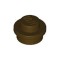 Round Plate 1x1 Dark Brown