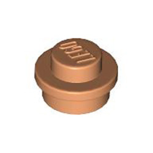 Round Plate 1x1 Nougat