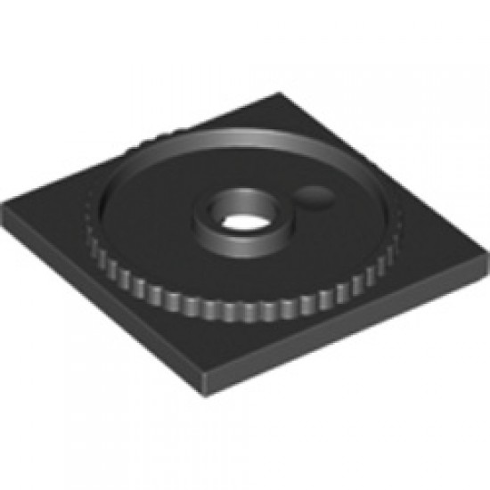 Bottom with Turntable 4x4 Black