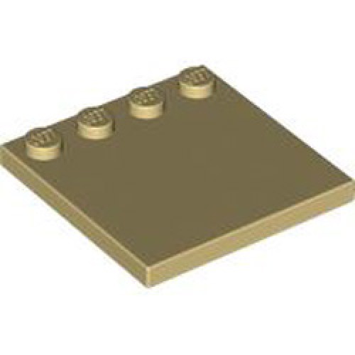 Plate 4x4 with 4 Knobs Brick Yellow