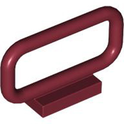 Handle 1x4x2 Dark Red